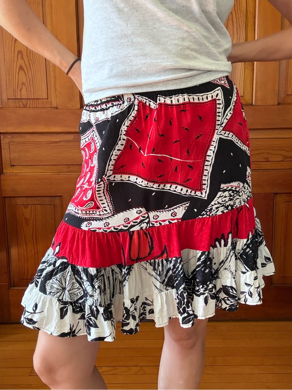 Jams World Funky Bandana Boho Skirt